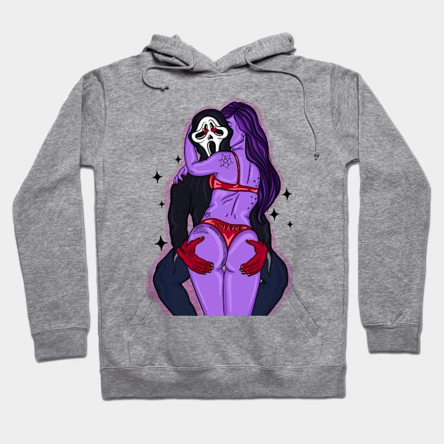 Horror Hoodie by BreezyArtCollections 